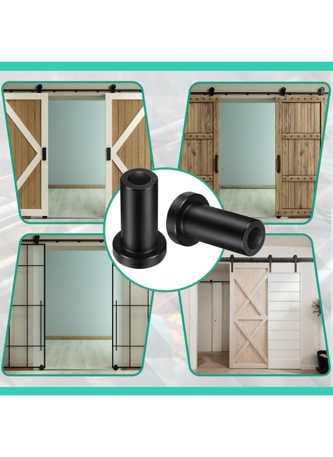 Sliding Barn Door Wall Spacer Replacement Barn Door Spacers Hardware Spacers with Screws Lag Bolts Wall Anchor for Connecting Track Connection Device Kit, Metal(10 Sets)(B)  - Image 5