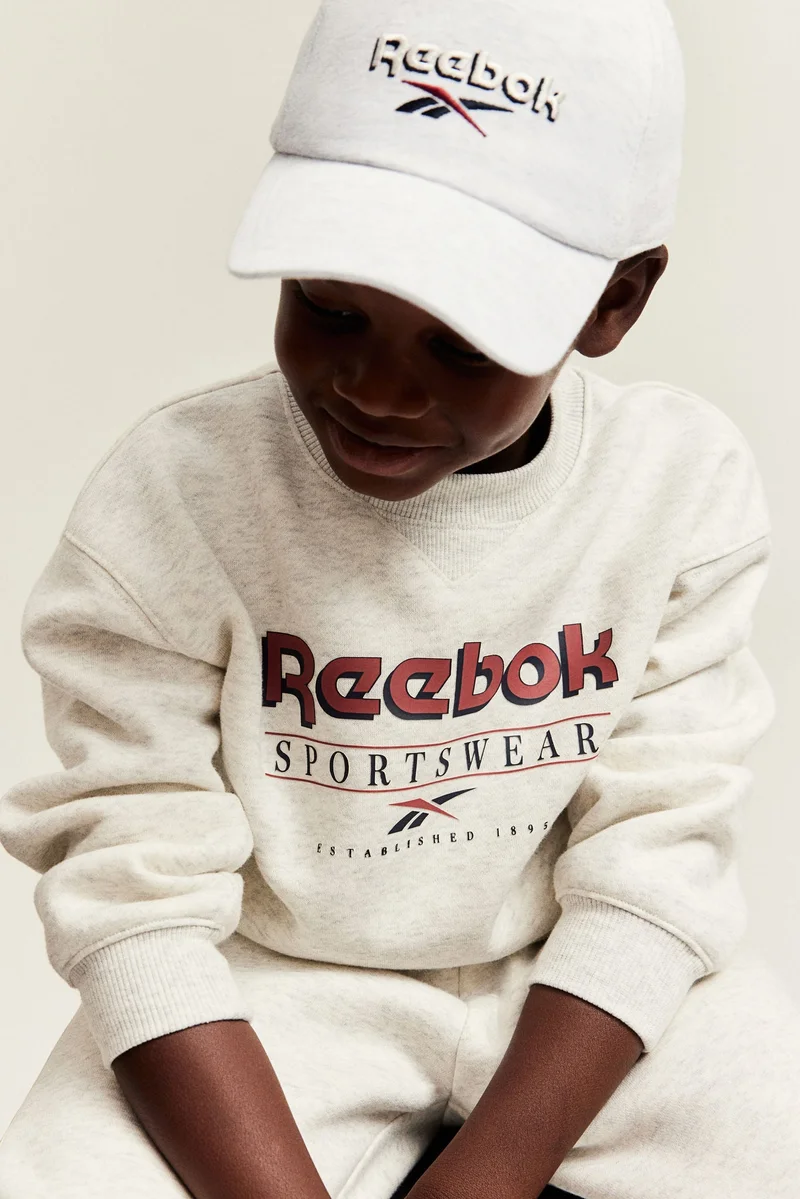 H&M Embroidered-Motif Cotton Cap
