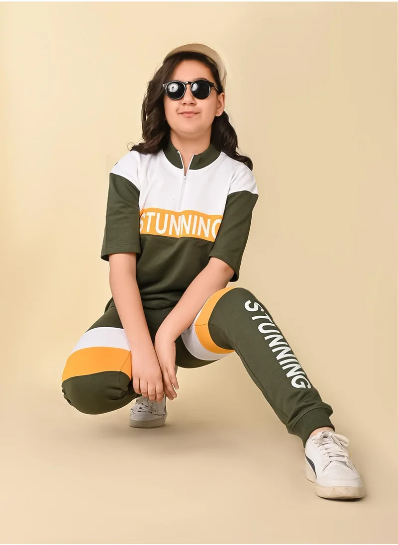 ليلك Green Girls Wear Clothing set