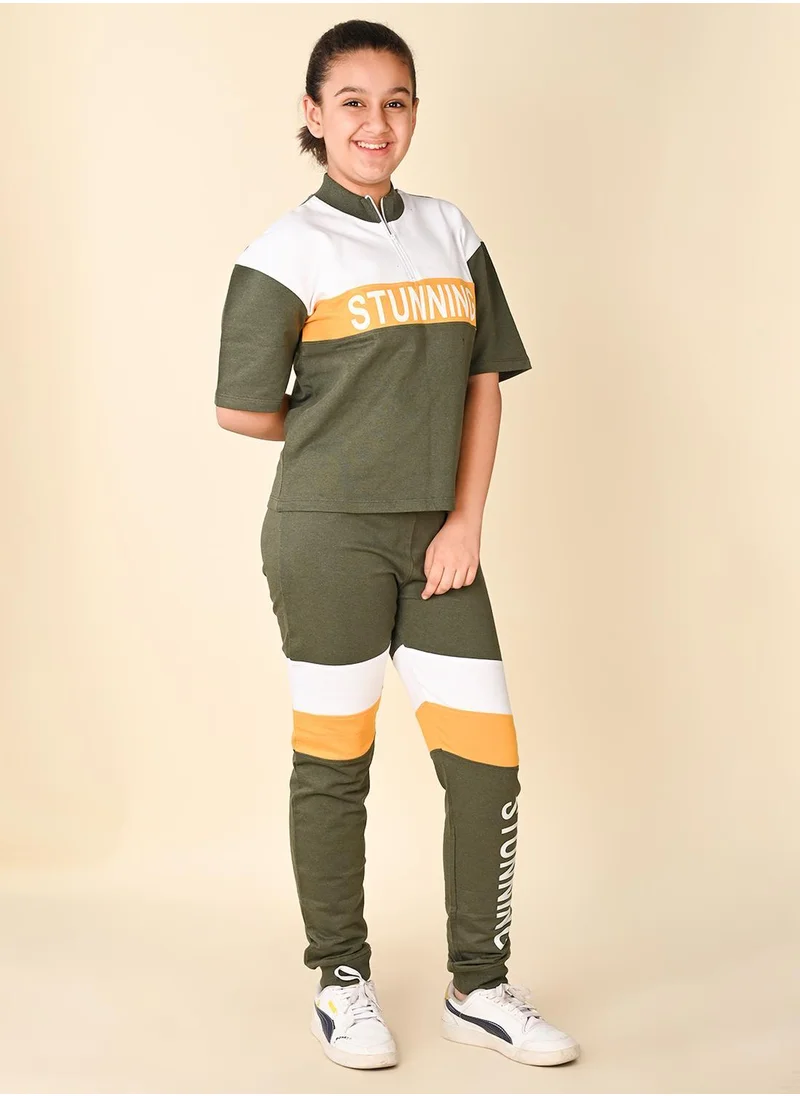 ليل بيكس Green Girls Wear Clothing set