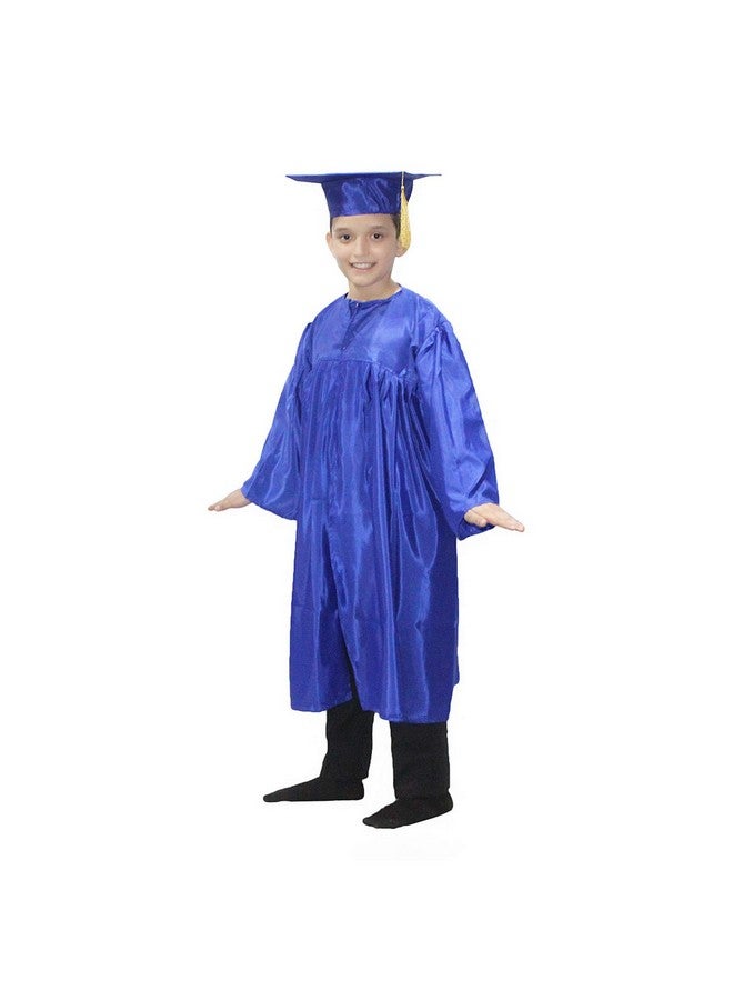 Kaku Fancy Dresses Kaku Fancy Dresses Graduation Gown With Hat & Stole/Scarf | Degree Costume For Convocation Dress For Boys & Girls (Blue, 5-6 Years)  - Image 4