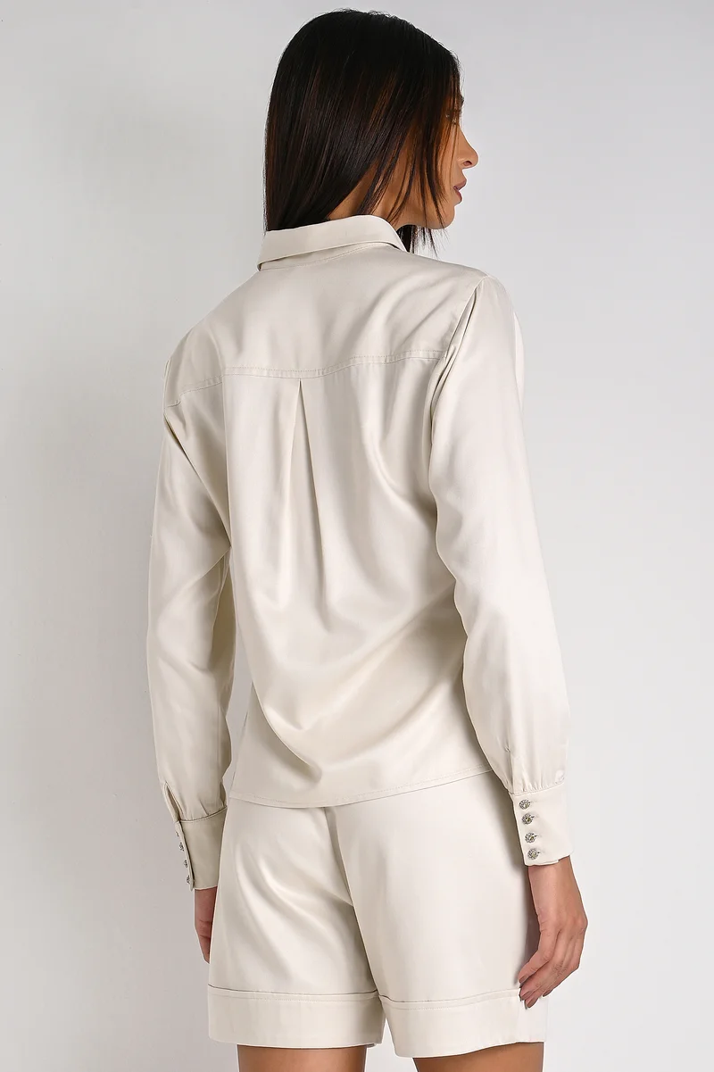 Carmen Steffens Classic Off-White Shirt
