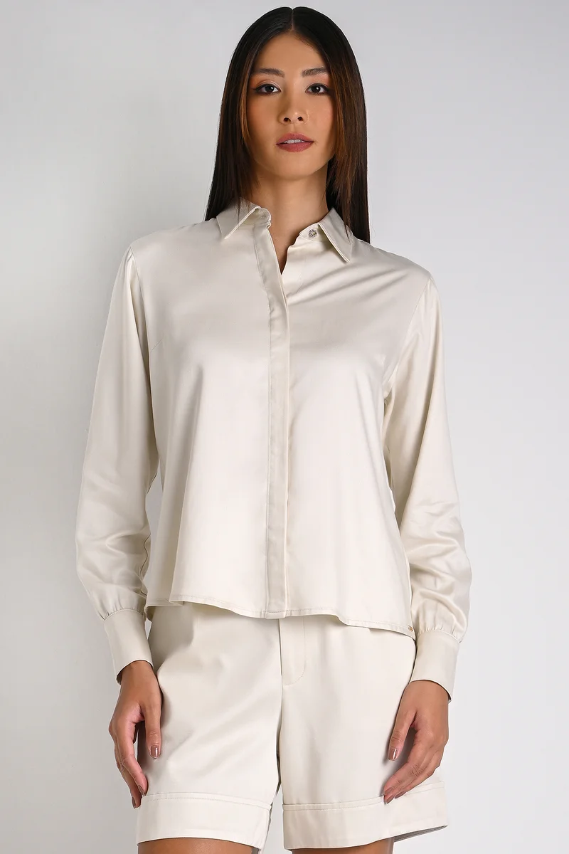 Carmen Steffens Classic Off-White Shirt