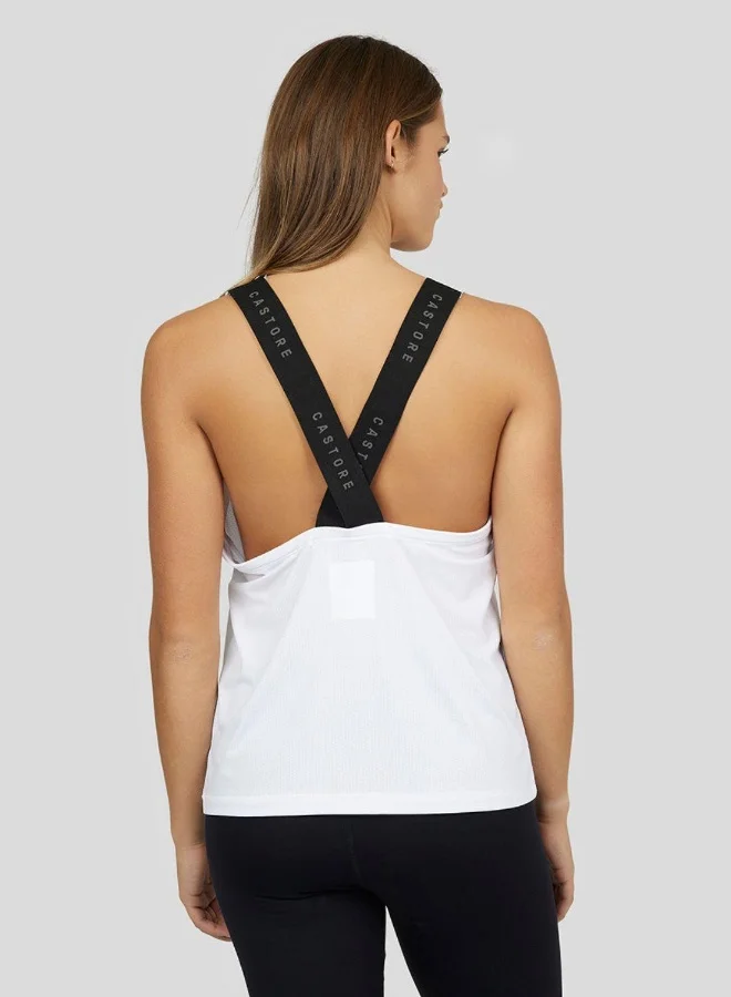 كاستور Women'S White Carbon Training Tank Top
