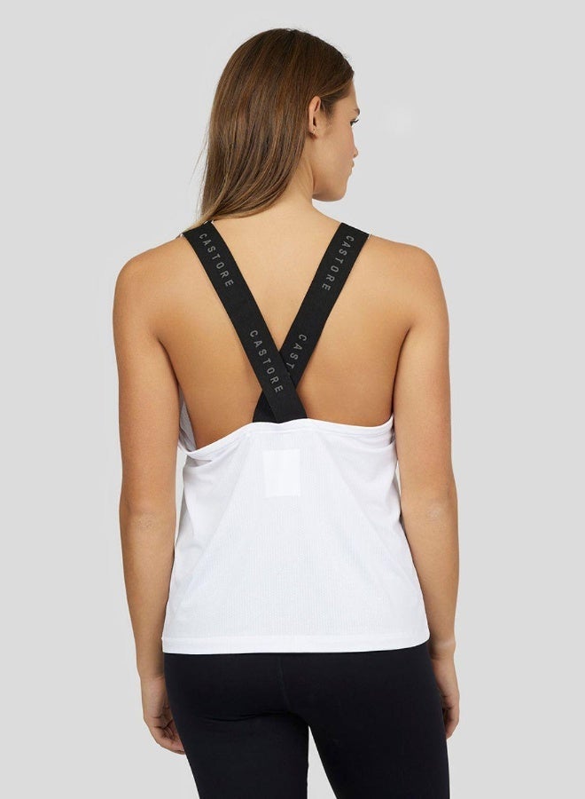CASTORE Women'S White Carbon Training Tank Top - Image 3