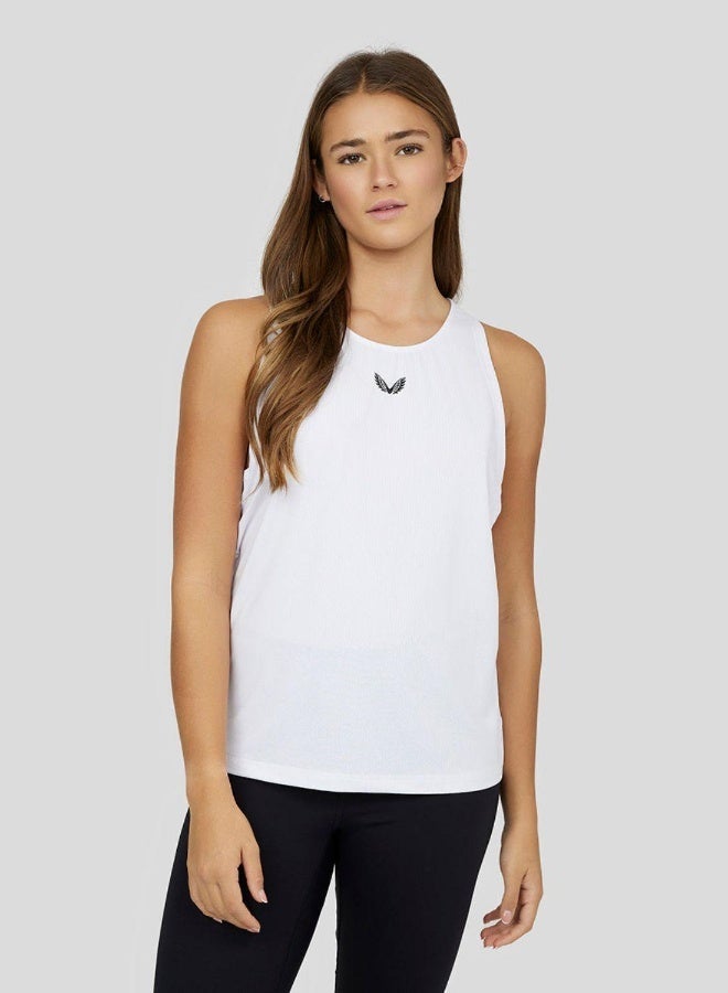 CASTORE Women'S White Carbon Training Tank Top - Image 1