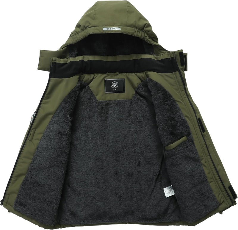 BYLESIN Kid's Waterproof Ski Jacket - Warm Winter Coat for Boys - Image 3