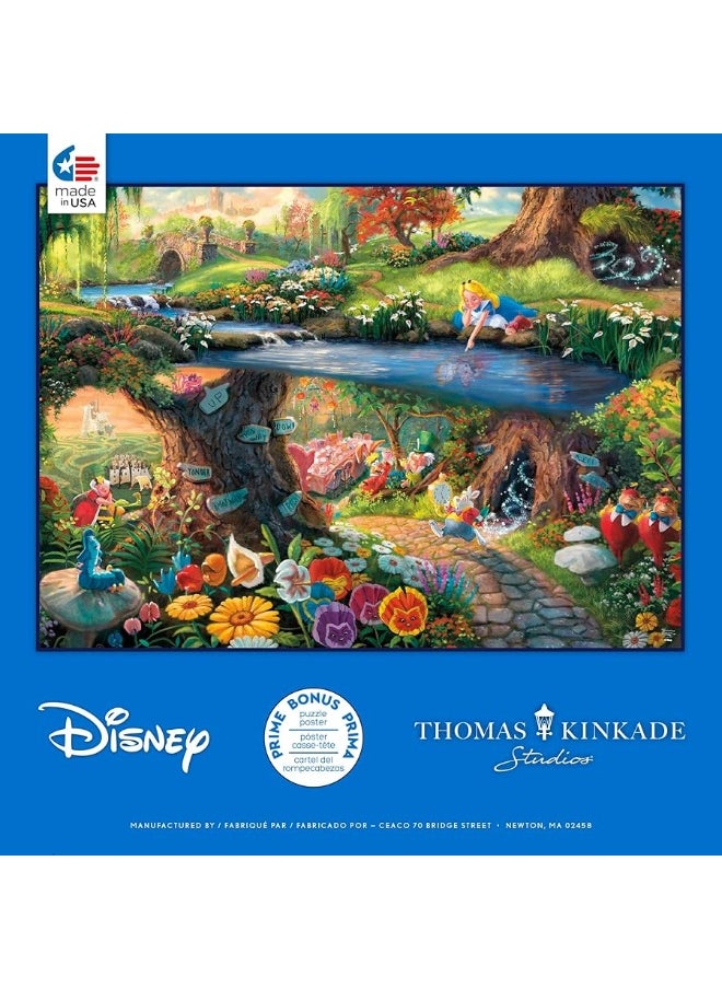Ceaco Ceaco - Disney - Thomas Kinkade - Alice in Wonderland - 1000 Piece Jigsaw Puzzle  - Image 2