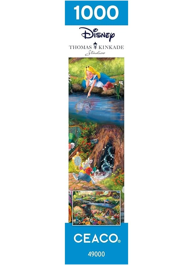Ceaco Ceaco - Disney - Thomas Kinkade - Alice in Wonderland - 1000 Piece Jigsaw Puzzle  - Image 5