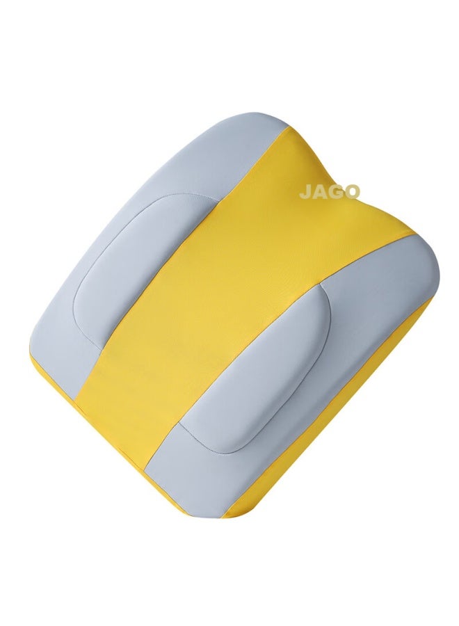 Jago Jiaoao Lumbar Support Cushion, Office Memory Foam Back Support, Chair Pillow, Comfortable Seat Backrest, Lumbar Pillow, Yellow - Image 3