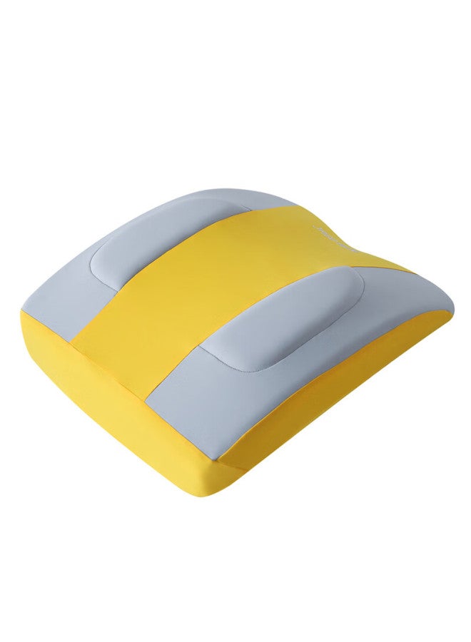 Jago Jiaoao Lumbar Support Cushion, Office Memory Foam Back Support, Chair Pillow, Comfortable Seat Backrest, Lumbar Pillow, Yellow - Image 2