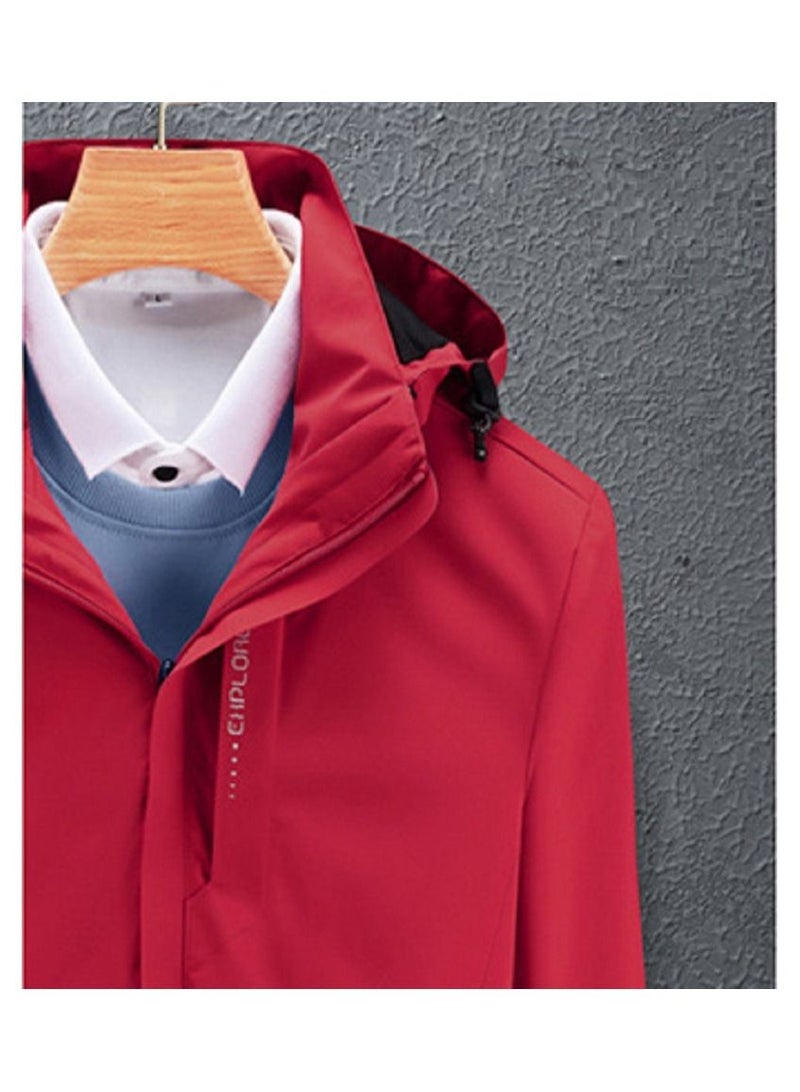 Loquat Thin Single Layer Hooded Windproof And Waterproof Overcoat - Image 2