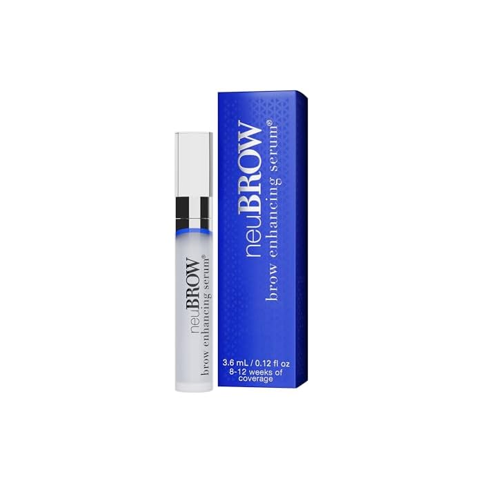 neuBROW Brow Enhancing Serum by Skin Research Laboratories - Eye Brow Serum for Defined, Fuller & Thicker-Looking Hair Brows - Advanced Formula Promotes Natural & Healthy Appearance of Brows