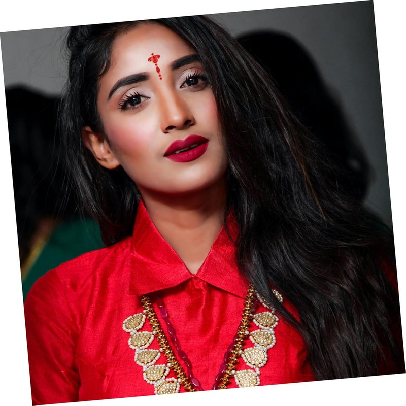Elegant Face Jewels Bindi for Women Glittering Makeup Gems for Festival and Night Party - Image 2
