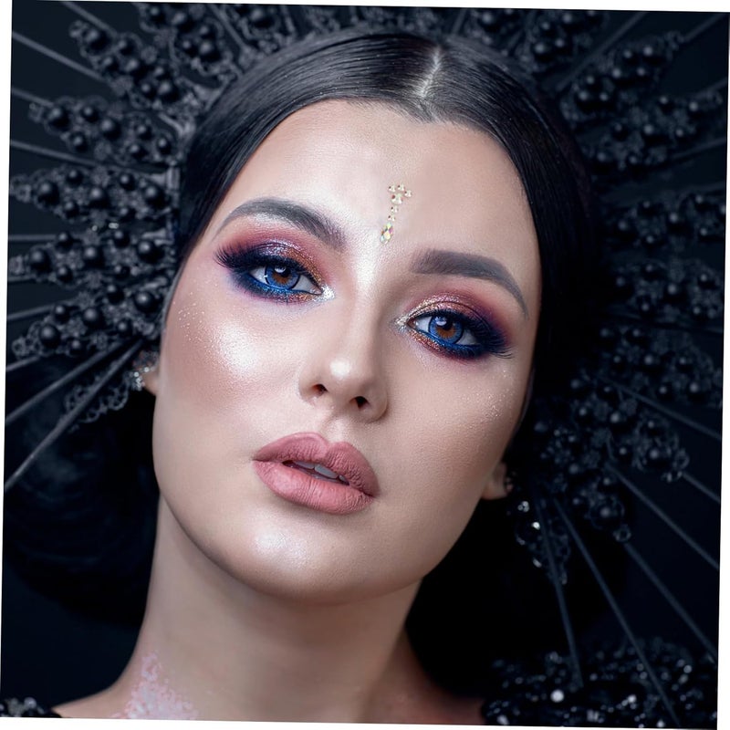 Elegant Face Jewels Bindi for Women Glittering Makeup Gems for Festival and Night Party - Image 4