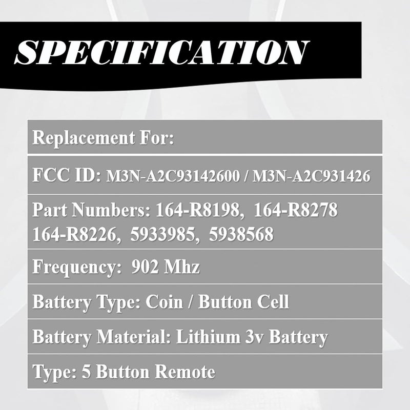 MechanMagic Key Fob Replacement for Ford and Lincoln Models (2017-2022) - Image 3