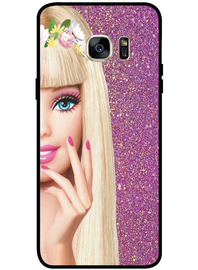 Protective Case Cover For Samsung Galaxy S7 Smart Series Printed Protective Case Cover for Samsung S7 Barbie