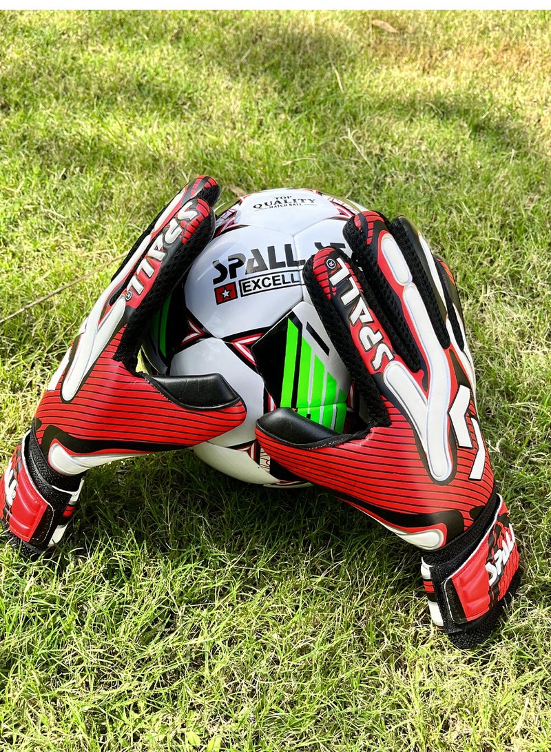 سبال قفازات حارس المرمى مع دعم فائق للأصابع، للمباراة والتدريب، مثالية للرجال والنساء والبالغين والأطفال والمراهقين - Image 3