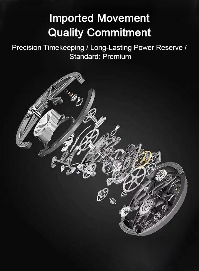 ORUSS Watches for Men Stainless Steel Quartz Water Resistant Watch 5120 - Image 2