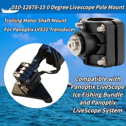GEATaaT 010-12676-15 0 Degree Livescope Pole Mount for Panoptix LVS32 Transducer, Trolling Motor Shaft Mount for use with Panoptix LiveScope Ice Fishing Bundle and Panoptix LiveScope System - Image 3