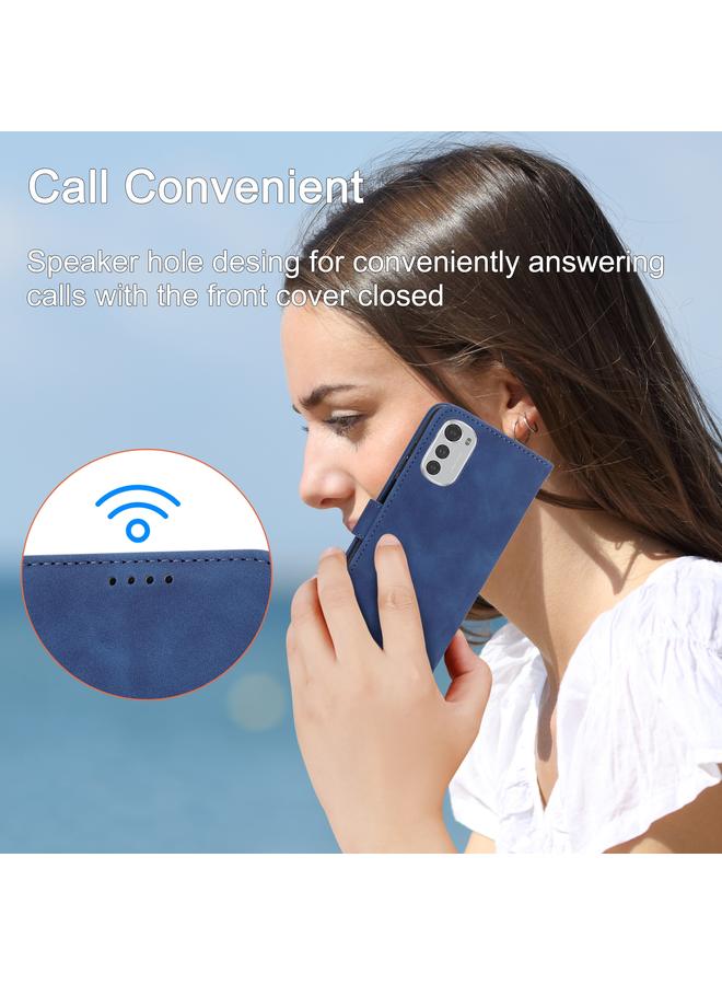 S-TOP Case For Motorola Moto G22 4G/E32s Dierfeng Dream Line TPU + PU Leather Phone Case - Image 5