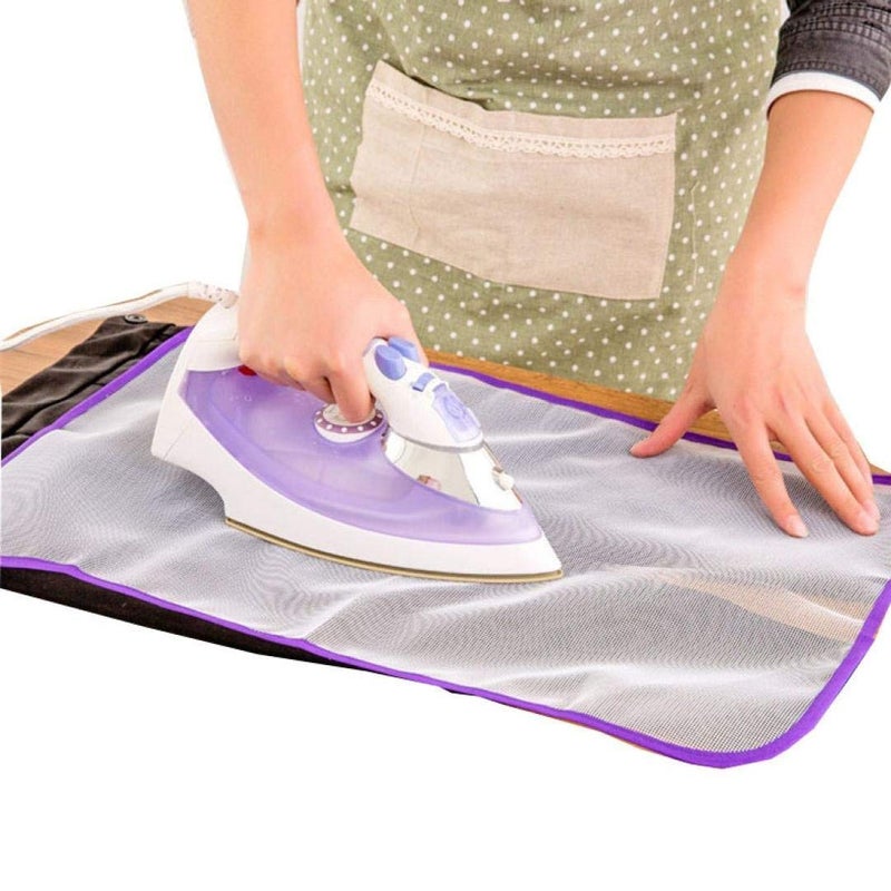 INKULTURE Nylon Ironing Mesh Cloth Guard Protective Press Mesh Mat for Clothes Iron Mesh Sheet Size 40 cm x 60 cm Multicolour - Image 1
