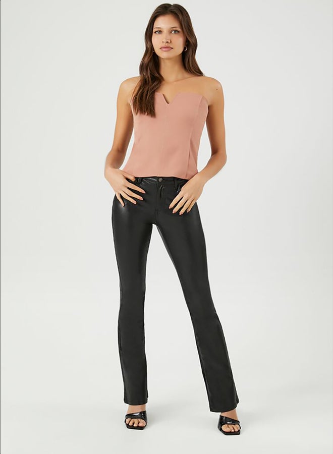 FOREVER 21 Twill V-Wire Tube Top - Image 4