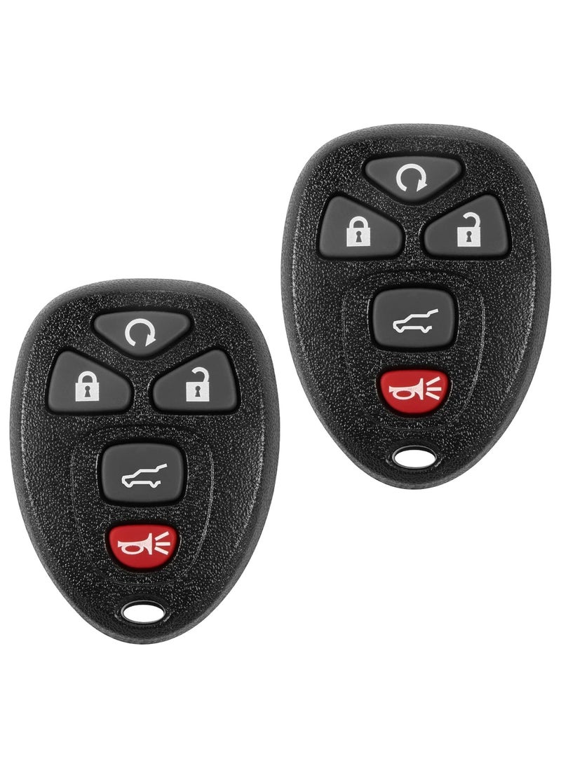 TLAXCA - Pack of 2 Car Keyless Entry Remote Control Key Fob Fits for 07-14 Chevy Suburban Tahoe/ 09-17 Traverse/ 07-14 GMC Yukon/ 08-17 Acadia Buick Enclave/ 07-13 Escalade Car Keyless Entry Remote Control,OUC60270 OUC60221 - Image 1