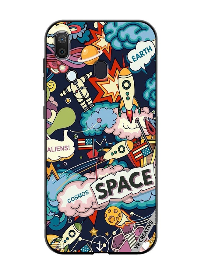 VR CREATIVE Protective Case Cover For Samsung Galaxy A30 Multicolur Design Multicolour - Image 1