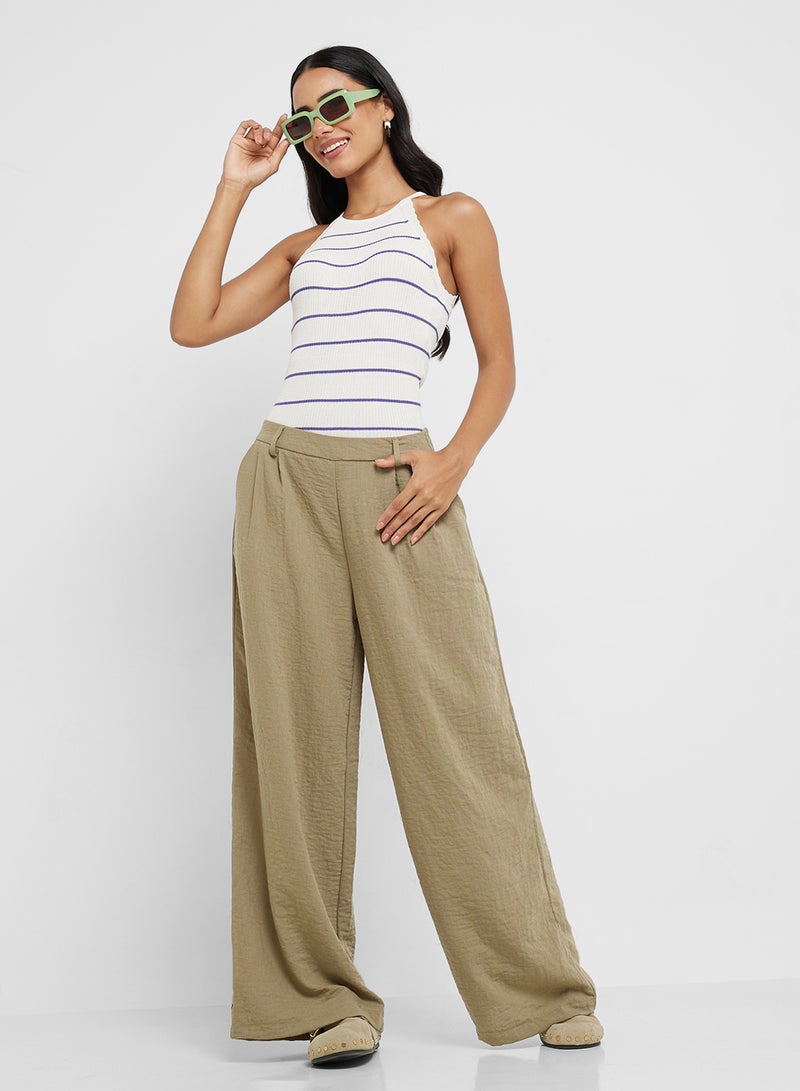 اونلي بنطلون واسع بكسرات - Image 4