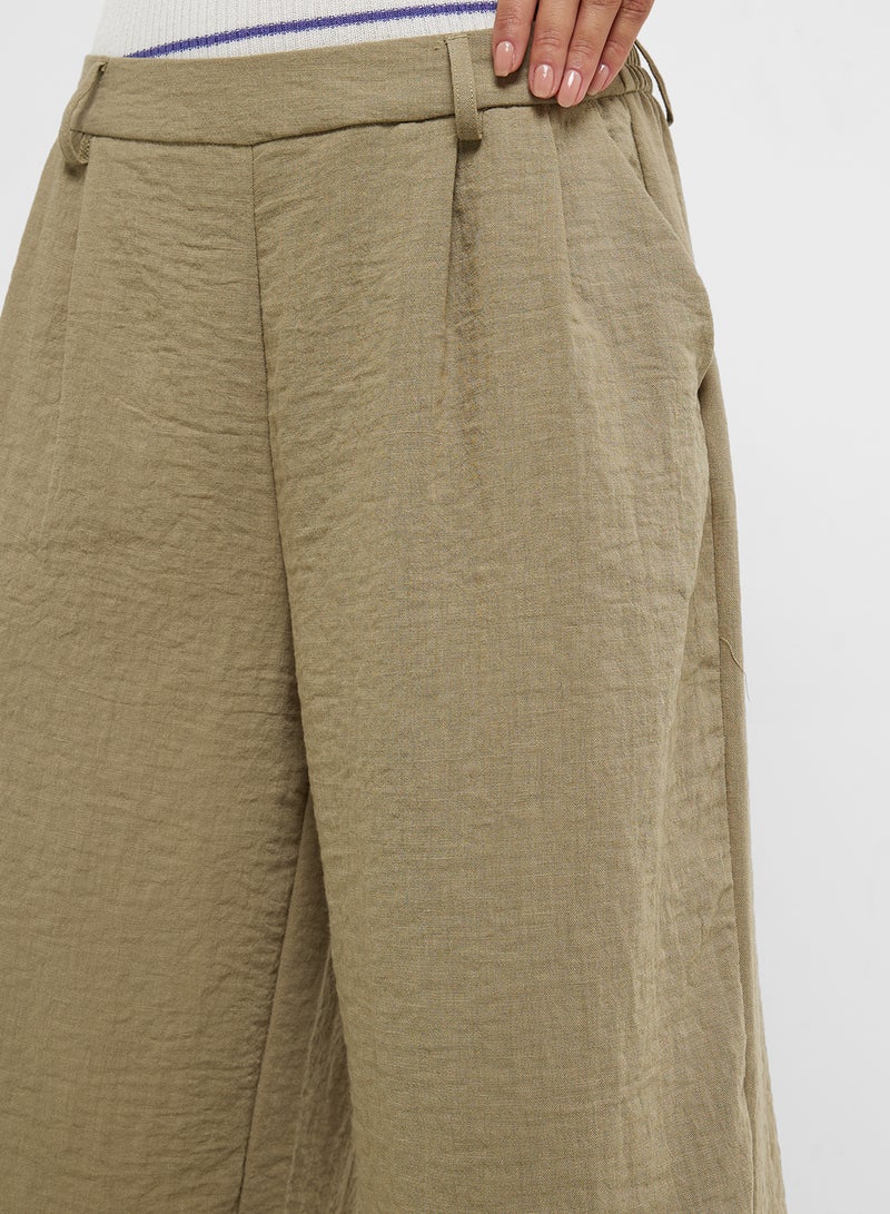 اونلي بنطلون واسع بكسرات - Image 3