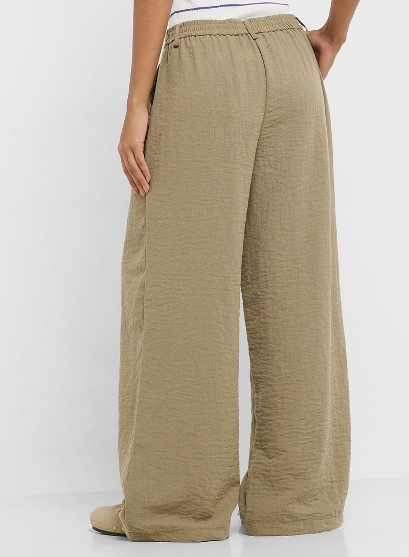 اونلي بنطلون واسع بكسرات - Image 2