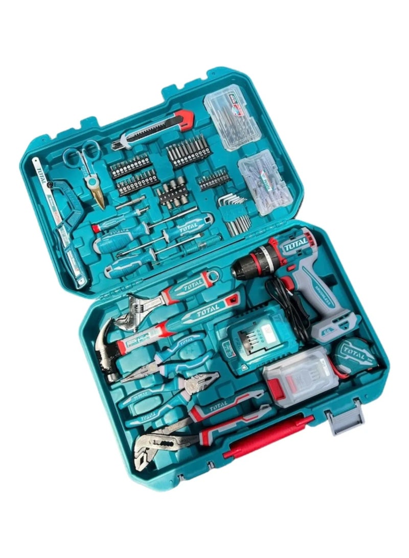 TOTAL 166-Piece Drill Bit & Accessories Set - Image 3