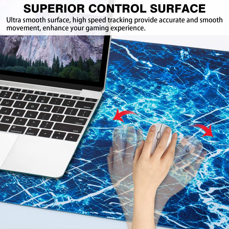 Canjoy Gaming Mouse Pad, Large Extended Mouse Pad Big Computer Mousepad for Home Office Gaming Work 31.5x15.7inch - Image 5