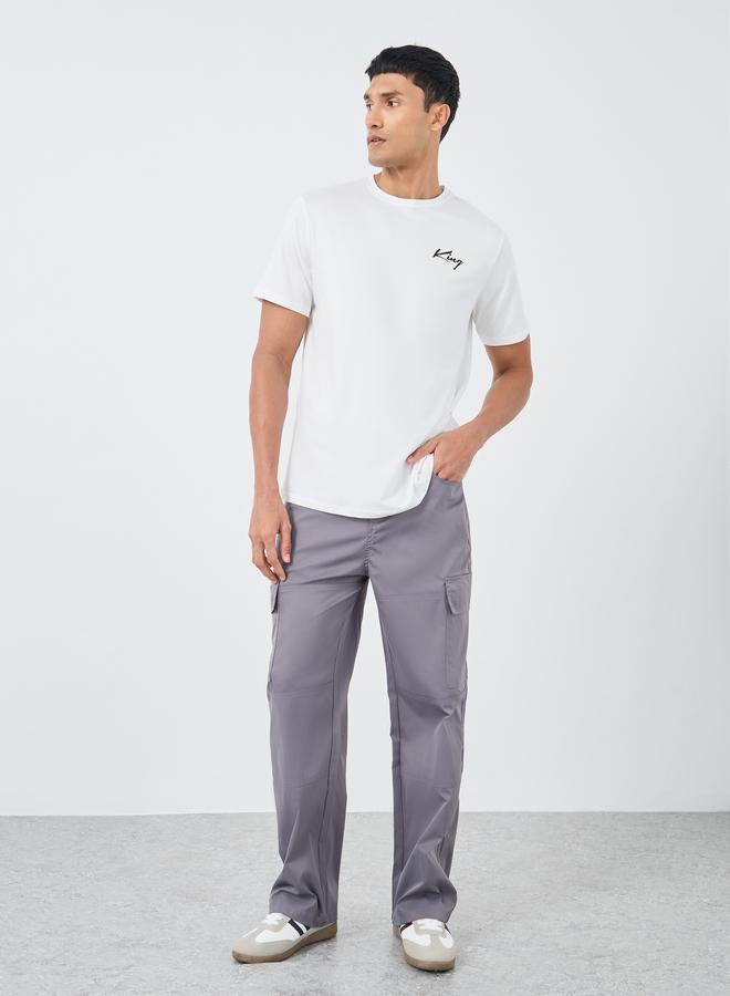 Take Two Slogan Printed Round Neck Regular Fit T-Shirt - Image 2