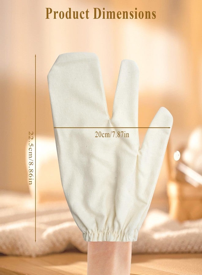 KCMOSGI 2 PCS Garshana Raw Silk Gloves, Massage Gloves with Elastic Wrist Bands for Ayurvedic Massage Body Exfoliating and Dry Brushing - Image 2