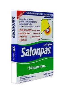 Salonpas Pain Relieving Patch 6.5 Cm X 4.2 Cm 20 Pcs Pack - pzsku/Z9062B7E045402EA43E7EZ/45/_/1711482669/d9f8e2c4-38b7-4f68-9e5a-95ce5a49ea4f