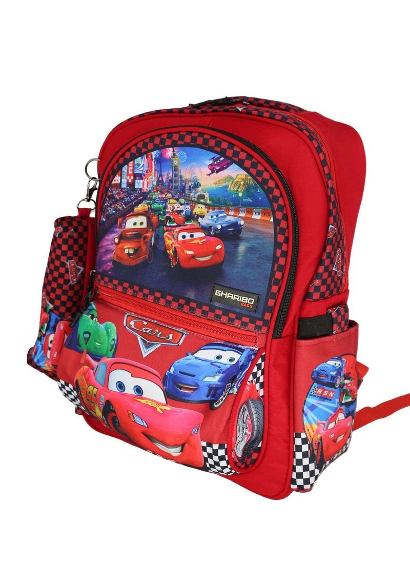 Gharibo Bags - School backpack model 16 Cars - Image 1