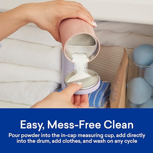 BLUELAND Oxi Laundry Booster Powder with Tin, Starter Set, Spring Bloom Scent, 25 Loads, 17.6 oz, Plastic-Free, Eco Friendly, Oxy Cleaner, Stain Remover - Image 3