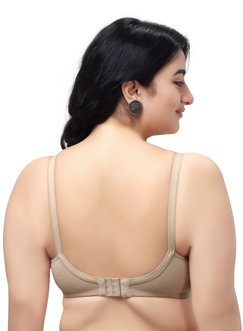 RAJNI Women's Maternity Nursing Bra Soft Stretch Cotton Non-Padded Wirefree Full Coverage Anti-Sag Pack of 2 - Image 4