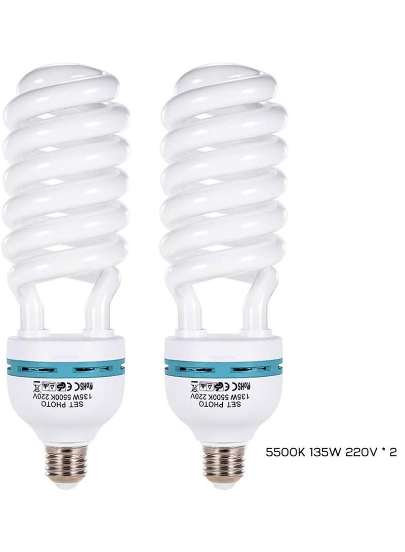 ANDOER Photography Softbox Light Set Black/White - Image 2