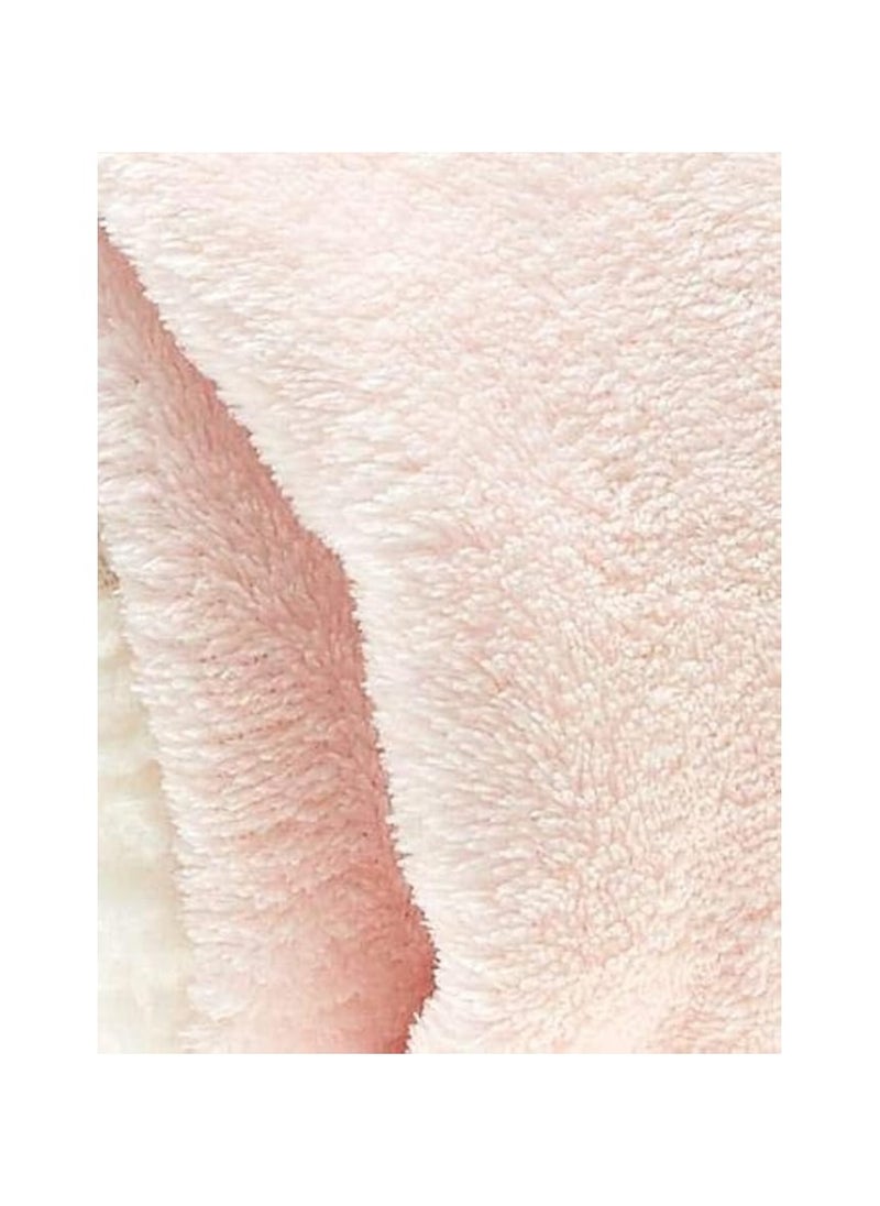 Double-Face Plush Baby Blanket – Soft & Breathable – 30x40"