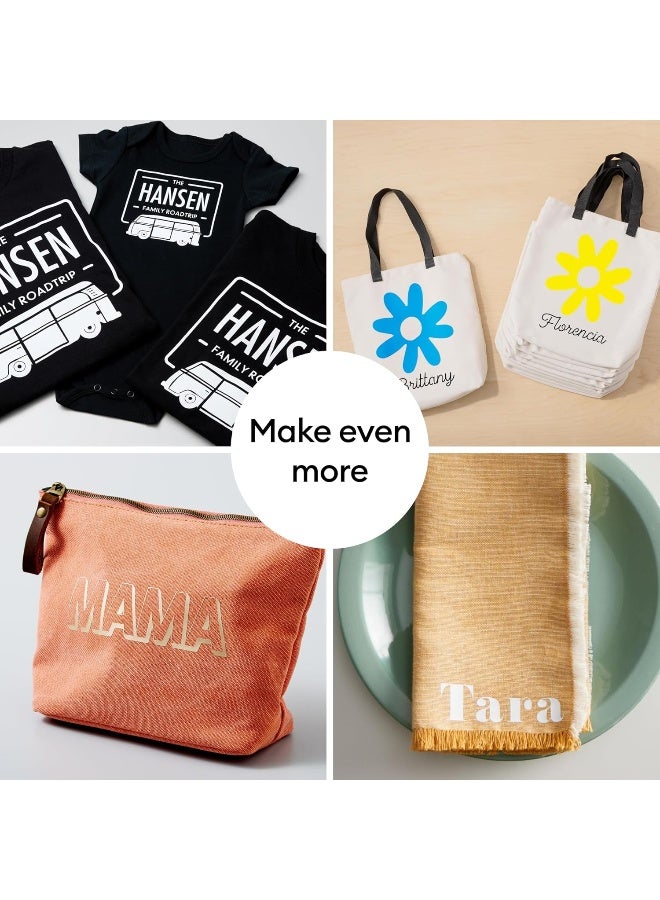 Cricut® Value Iron-On, Magenta (12 in x 20 ft) - HTV Heat Transfer Vinyl - Image 4