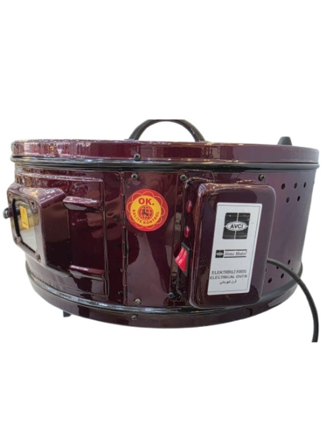 Home Maker Big Round Oven E-AV-3003 – 1400W High Capacity Electric Oven for Large Meals - Image 1