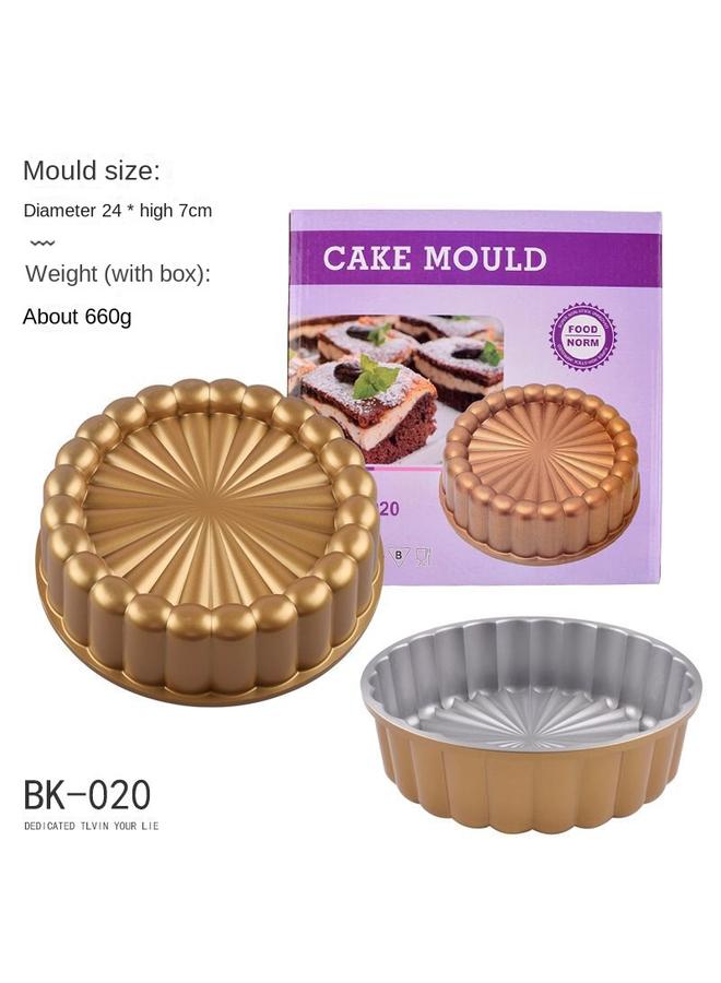 Bluejw Baking Mold Hollow Heart-shaped Cast Aluminum Cake Mold Coo Goo Hoff Mold Integrated Mold  - Image 1