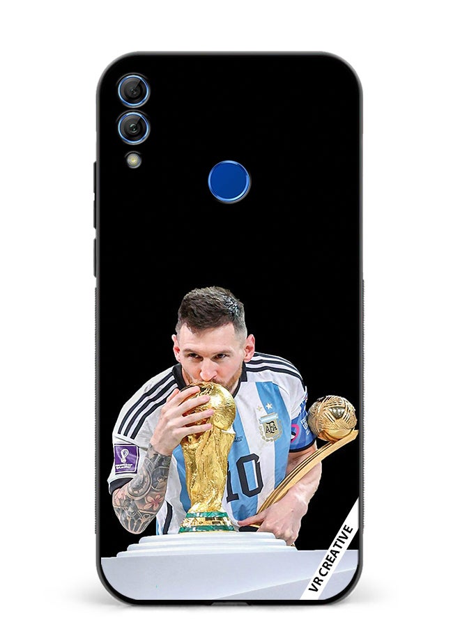 VR CREATIVE Protective Case Cover For Honor 10 Lite Messi Design Multicolour