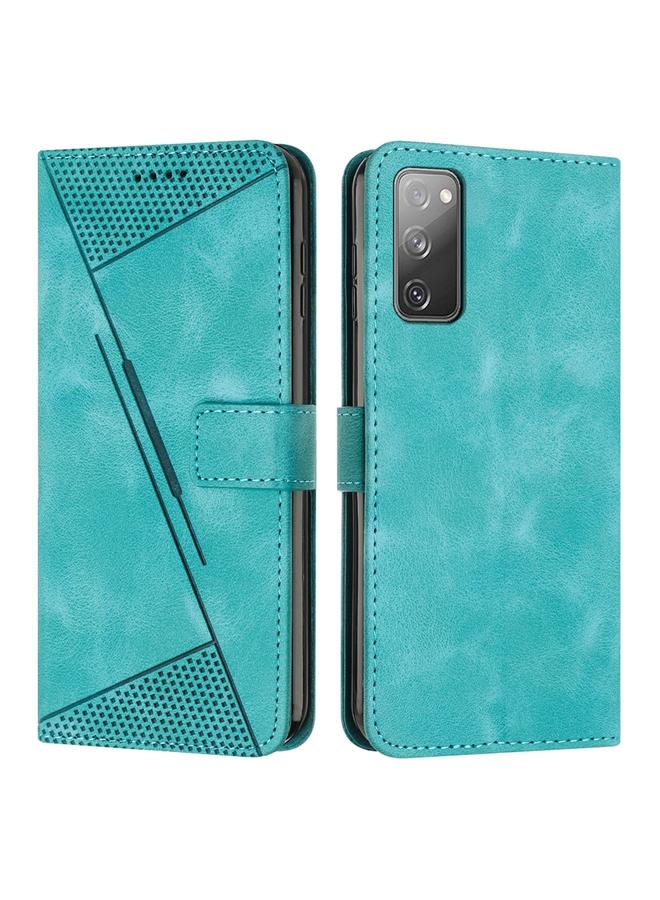 S-TOP Case For Samsung Galaxy S20 FE Dream Triangle Leather Phone Case with Long Lanyard - Image 1