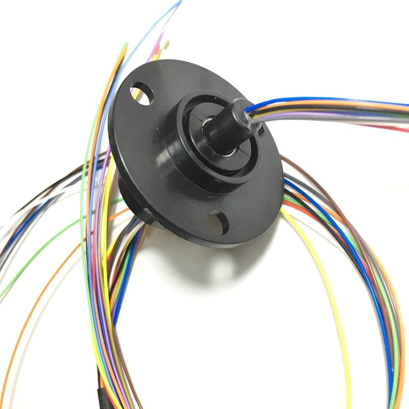 Taidacent 6-30A Slip Ring Collector Ring Rotary Electrical Contact Joint Connector (12 Wires 2A) - Image 3