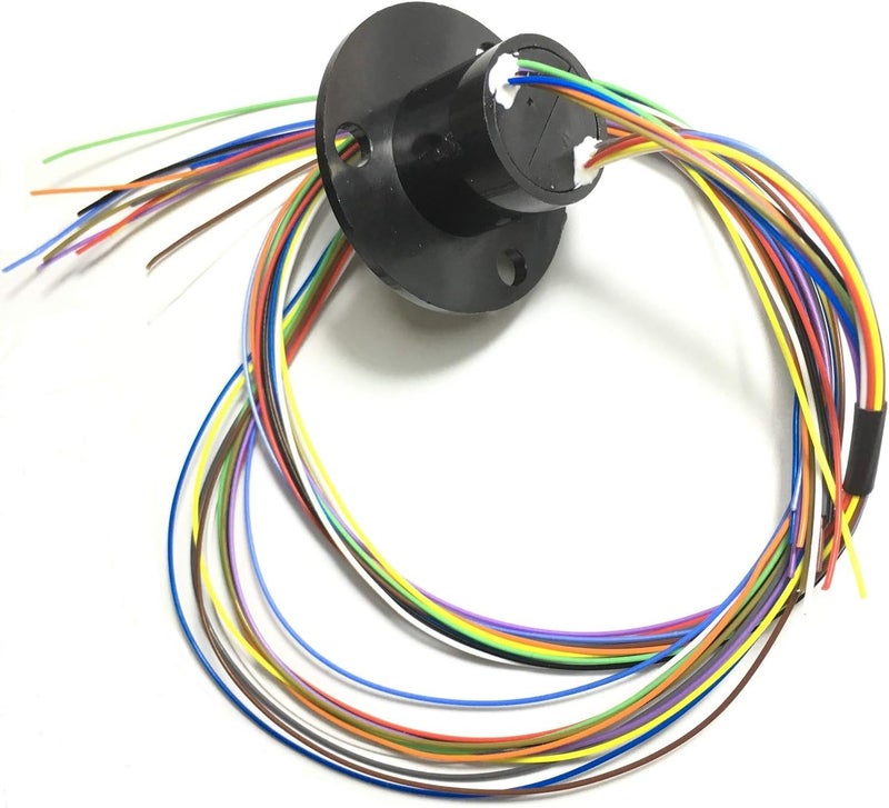 Taidacent 6-30A Slip Ring Collector Ring Rotary Electrical Contact Joint Connector (12 Wires 2A) - Image 1
