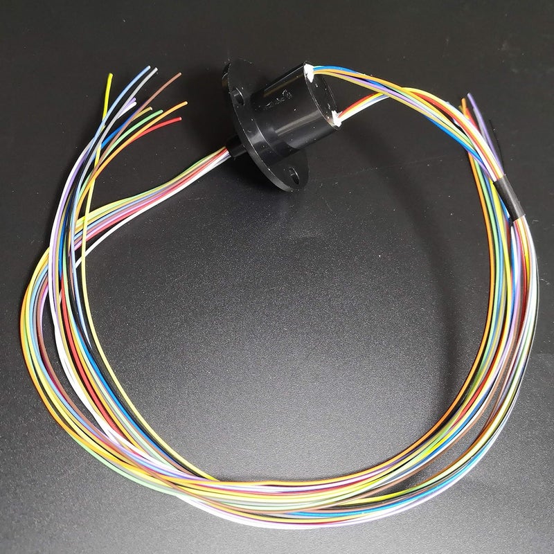 Taidacent 6-30A Slip Ring Collector Ring Rotary Electrical Contact Joint Connector (12 Wires 2A) - Image 4